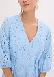 Midi jurk met broderie anglaise, bonprix
