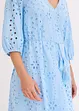 Midi jurk met broderie anglaise, bonprix