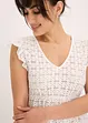 Shirt met broderie anglaise, bonprix