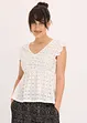 Shirt met broderie anglaise, bonprix