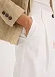 Twill broek van katoen met bandplooien, bonprix