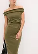 Carmen midi jurk, bonprix