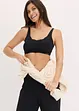 Feel Comfort lasercut T-shirt bh zonder beugels met gewatteerde cups, bonprix