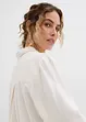Overhemdblouse in een koele linnenmix, bonprix