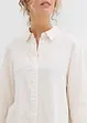 Overhemdblouse in een koele linnenmix, bonprix