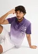 Poloshirt van katoen met kleurverloop en korte mouw, bonprix