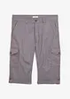 Lange cargo bermuda met linnen, regular fit, bonprix