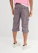 Lange cargo bermuda met linnen, regular fit, bonprix