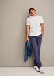 Regular fit stretch chino met rem, straight, bonprix