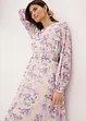 Gedessineerde maxi jurk van mesh, bonprix