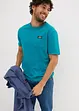 T-shirt met borstzak (set van 2) van biologisch katoen, bonprix