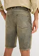 Dirty washed jeans bermuda, regular fit, bonprix