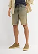 Dirty washed jeans bermuda, regular fit, bonprix