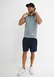 Sweat bermuda in een verwassen look, bonprix