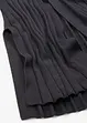 Lang gebreid vest met zijde, bonprix