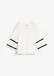 T-shirt met zijde, bonprix