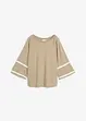 T-shirt met zijde, bonprix