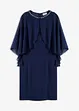 Bodycon jurk met afneembare cape, bonprix