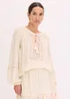 Oversized blouse met borduursel, bonprix