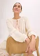 Oversized blouse met borduursel, bonprix