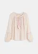 Oversized blouse met borduursel, bonprix