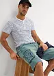 Henley shirt van puur katoen, korte mouw, bonprix