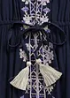 Boho midi jurk met borduursel, bonprix