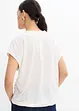 Shirtblouse van gestructureerde crêpe, bonprix