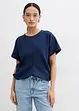 Shirt met gedrapeerde taille, bonprix