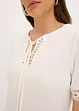 Shirt tuniek met kanten lint, bonprix