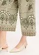 Jersey broek met paisley motief, bonprix