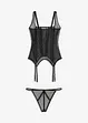 Bustier met jarretels en slip (2-dlg. set), VENUS