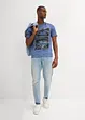 T-shirt van biologisch katoen in washed out look, bonprix