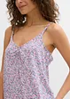 Gebloemde top van soepele viscose, bonprix