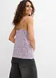Gebloemde top van soepele viscose, bonprix