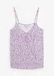 Gebloemde top van soepele viscose, bonprix
