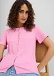 T-shirt met structuur en knopen, bonprix