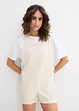 Korte jumpsuit van een luchtige linnenmix, bonprix