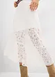 Midi rok met kant, bonprix