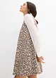 Mini jurk van elastische katoenmix, bonprix
