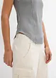 Tanktop met siernaden, bonprix