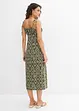 Midi jurk van soepele viscose, bonprix