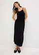 Jersey jurk met kant, bonprix