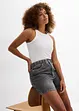 Jeans short high waist, low stretch, bonprix