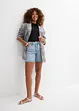Jeans bermuda mid waist, low stretch, bonprix