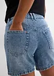 Jeans bermuda mid waist, low stretch, bonprix
