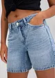 Jeans bermuda mid waist, low stretch, bonprix
