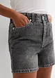 Jeans short high waist, low stretch, bonprix