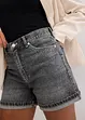 Jeans short high waist, low stretch, bonprix