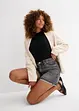 Jeans short high waist, low stretch, bonprix
